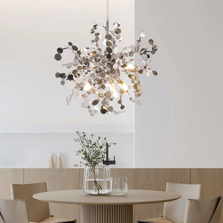 Rosdorf Park Ryley 3 Light Unique/Statement Chandelier with No